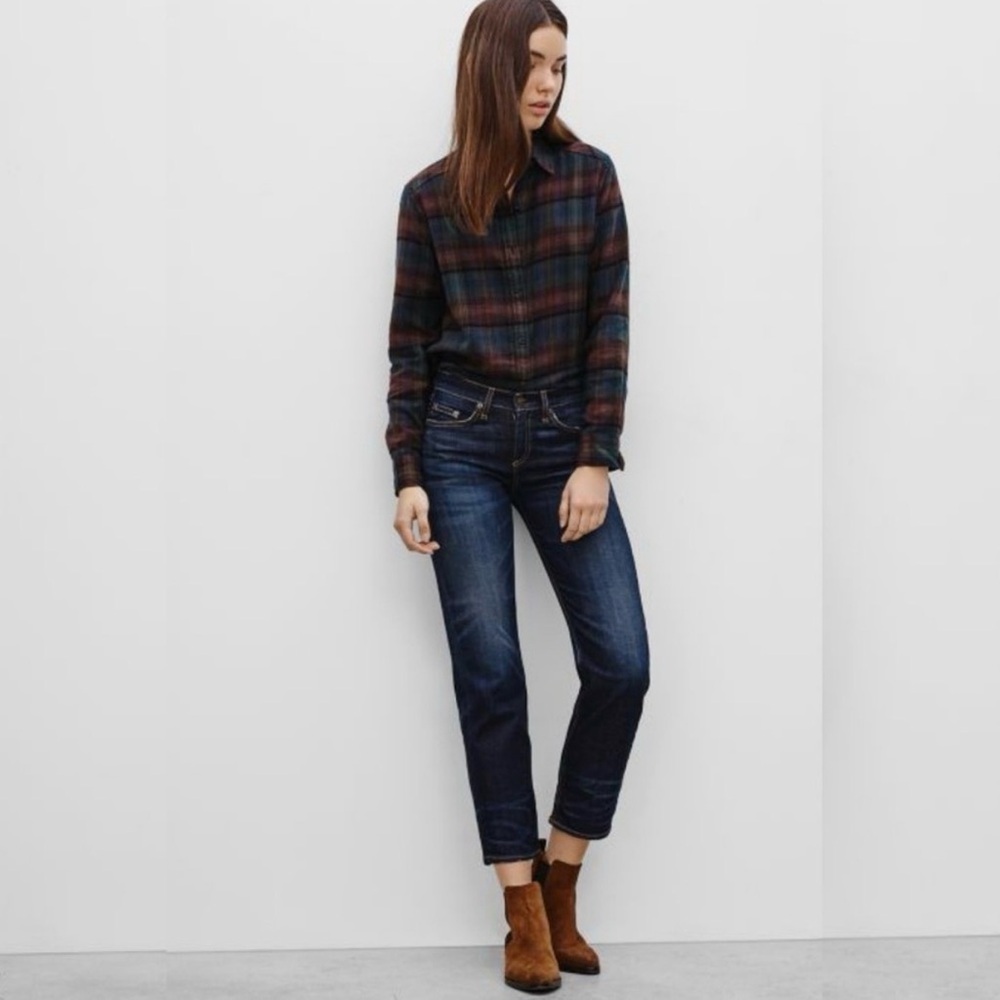 Rag‎ & Bone Crop Straight Leg Jeans